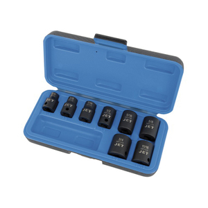 HTU-610201 610201 8 Piece 3/8" Drive S.A.E. Impact Socket Set &ndash; 6 Point