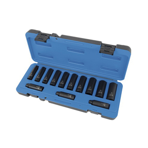 HTU-610218 610218 13-Piece 3/8? Drive Deep Metric Impact Socket Set