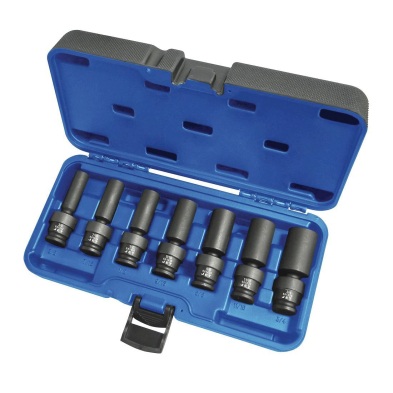 HTU-610283 610283 UNIVERSAL DEEP IMPACT SOCKET 3/8"DR SET 6P 7PC