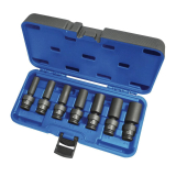 HTU-610283 610283 UNIVERSAL DEEP IMPACT SOCKET 3/8"DR SET 6P 7PC
