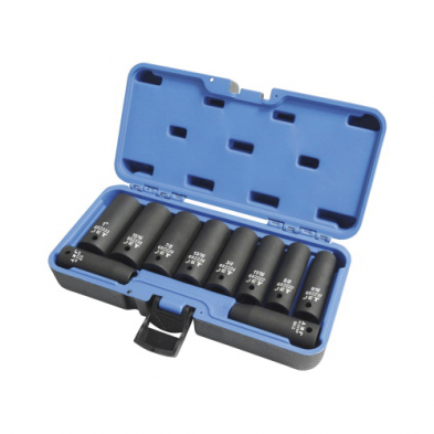 HTU-610303 #610303 IMPACT SOCKET SET 10PCE, 1/2"DR, DEEP, SAE