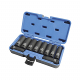HTU-610303 #610303 IMPACT SOCKET SET 10PCE, 1/2"DR, DEEP, SAE