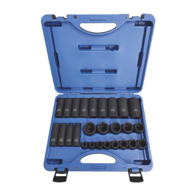 HTU-610330 610330 26-PIECE 1/2&rdquo; DRIVE SAE IMPACT SOCKET SET