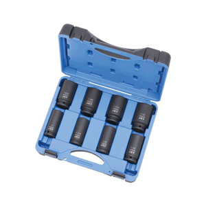 HTU-610402 610402 8 PC 3/4" DR Deep S.A.E. IMPACT SOCKET SET 6 PT
