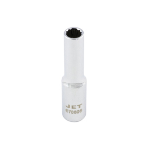 HTU-670806 670806 DEEP SOCKET, 12 PT, 6MM, 1/4" DRIVE