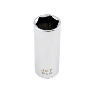HTU-671719 671719 DEEP SOCKET, 6 PT, 19MM, 3/8" DRIVE