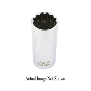 HTU-672811 JET #672811 1/2" DR x 11MM DEEP CHROME SOCKET - 12 POINT
