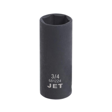 HTU-681224 681224 3/8" DR. IMPACT SOCKET - SAE - DEEP - 3/4"
