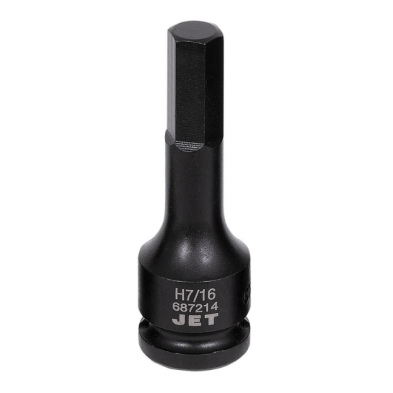 HTU-687262 1/2" DR x 7 mm Impact Hex Bit