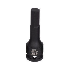 HTU-687267 687267 1/2" DR x 12MM IMPACT HEX BIT SOCKET