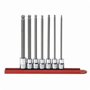HTU-80574 GEARWRENCH 3/8"DR,LONG BALL END SAE HEX SOCKET SET