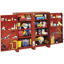 HTX-1698990 JOBOX 1-698990 JOBSITE SHELF CABINET STEEL 58.7 CUBIT FT RED