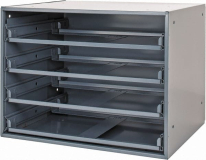 HTX-814404 814-404 SMALL 4-DRAWER SLIDE RACK 15 1/4"MX 11 3/4"D X 11 1/