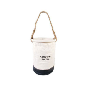 HTX-SW744 KUNY'S SW744 H.D. CANVAS BUCKET,LEATHER BOTTOM