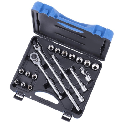 HTZ-600326 600326 SOCKET WRENCH SET, METRIC, 1/2" DRIVE