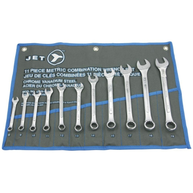 HTZ-700167 JET 700167 11PC METRIC COMBINATION WRENCH SET 8-19MM