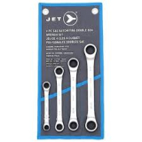 HTZ-700346 700346 RATCHETING DOUBLE BOX WRENCH SET SAE 4PC