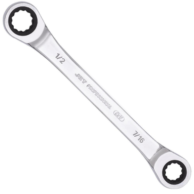 HTZ-701503 701503  RATCHETING DOUBLE BOX WRENCH SAE 7/16/1/2"