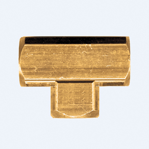 HYF-X101B TEE TEE 1/4IN FNPT BRS 1200PSI EXTRUDED