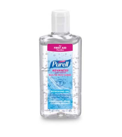JAF-965124CAN00 9651-24-CAN00 PURELL HAND SANITIZER, 4FLOZ 118ML