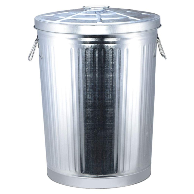 JAH-04297500 1211K GALVANIZED STEEL GARBAGE CAN 75-L