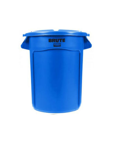 JAH-FG263200BLUE BRUTE TRASH CONTAINER, 32 GALLON , BLUE