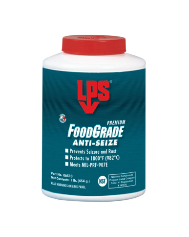 LCE-C06510 LPS FOOD GRADE ANTI-SEIZE, 1 LB BOTTLE