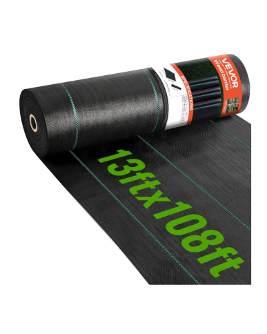 LG1-JBXBZ13108FT62J4MV0 VEVOR JBXBZ13108FT62J4MV0 13FTx108FT Heavy Duty Weed Barrier