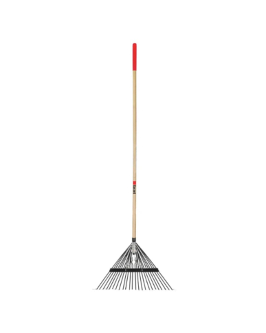 LG1-NAA490 GARANT NAA490 Lawn Rake, 24 Tines, Hardwood Handle, Steel Bl