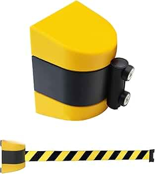 LG1-SGQ995 Wall Mount Barrier with Magnetic Tape, Steel, Screw Mount, 1