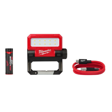 LI1-211421 MILWAUKEE 2114-21 USB RECHARGE ROVER PIVOTING FLOOD LIGHT