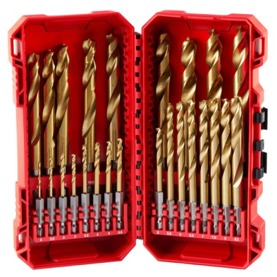 MC1-48894861 MIL 48-89-4861 SHOCKWAVE Titanium 25PC Metric Drill Bit Set