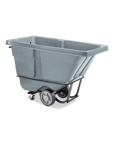 MH1-H6714GR H-6714GR Uline Heavy Duty Tilt Truck - 1/2 Cubic Yard, Gray