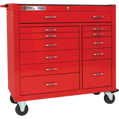 MHB-93212 GRAY 42" X 19" PRO+ 12 DR ROLLER CABINET