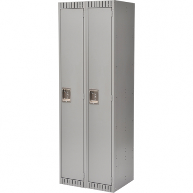 MHB-FL363 FL363 LOCKERS BANK OF 2, 24" X 18" X 72" STEEL GREY