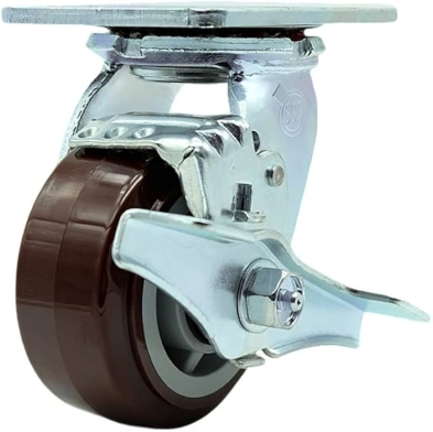 MHC-H6612SWB H-6612SWB Heavy Duty Polyurethane Caster - Swivel with Brake