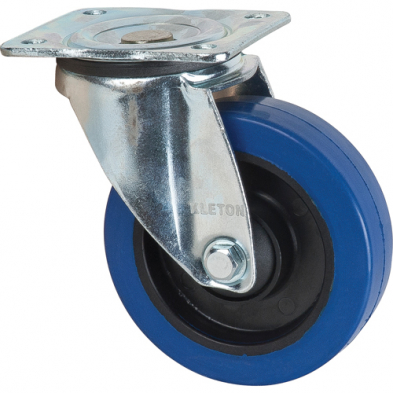 MHC-ML337 ML337 Blue Caster  Swivel 5" Rubber, 400 lbs
