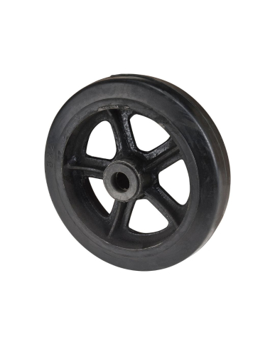 MHC-ML813 KLETON ML813 Mold-On Rubber Wheel, 8" (203 mm) Dia. x 2" (51