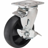 MHC-MN453 Hi-Temp Caster, Swivel with Brake, 6" (152.4 mm), Nylon, 880