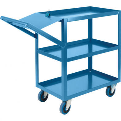 MHI-MB442 MB442 Order Picking Carts, 36" H x 18" W x 46" D, 3 Shelves,