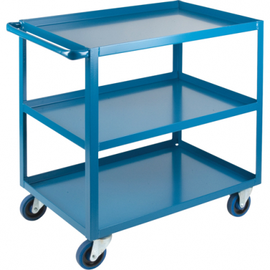 MHI-MB459 Heavy-Duty Shelf Carts, 3 Tiers, 24" W x 36" H x 36" D, 1200