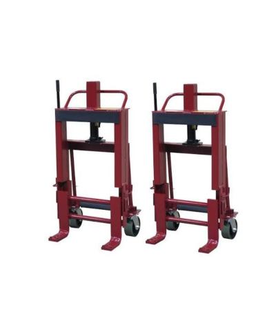 MHJ-260087 WESCO 260087 HYDRAULIC RAISE N ROLL MACHINERY DOLLY PAIR