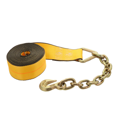 MHJ-WS3X30CA WSCA3-30 WINCH STRAP, W/CHAIN ASSY. 3" X 30'