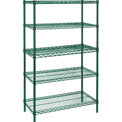 MHL-RL660 RL660 HEAVY DUTY GREEN EXPOXY WIRE SHELVING 60X63X24
