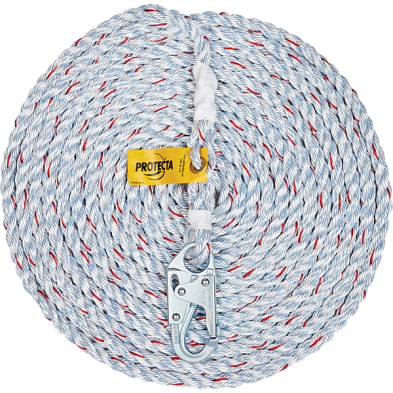 MHM-SSR10050 SSR100-50 DPLN ROPE 50' 5/8" B 2000161,THIMBLE ENDS CSA