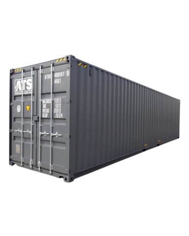 MHN-85X40X96FT 40&rsquo; HC new (1 trip) container -dark grey
