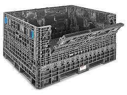 MHN-H1738 H-1738 Collapsible Bulk Container - 62 x 48 x 34", 1,500 lb