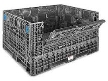 MHN-H1738 H-1738 Collapsible Bulk Container - 62 x 48 x 34", 1,500 lb