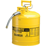 MHN-JU7250220 JUSTRITE 7250220 SAFETY CAN, 5 GAL, YELLOW (SEA234)