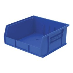 MHN-S12416BLU S-12416BLU Plastic Stackable Bins - 11 x 8 x 7", Blue